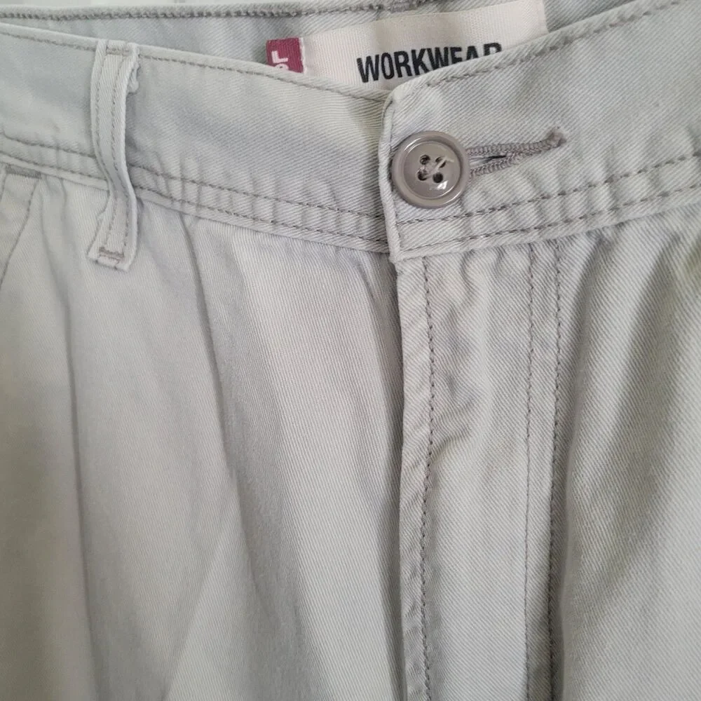 Levi's Workwear Loose Bootcut Khaki Pants Men's Size 34 X 30 Tan Casual Preppy